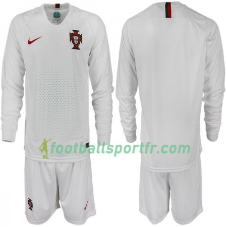 Tenue Portugal Enfant Extérieur Coupe du monde 2018 Maillot de Foot ML